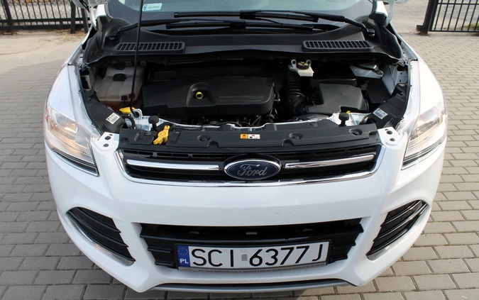 Ford Kuga cena 61900 przebieg: 179700, rok produkcji 2016 z Skoczów małe 232